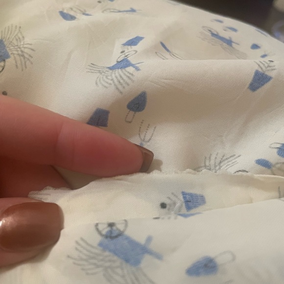 Vintage Women’s Short Sleeze Blouse with Neck Tye and Sleeve Details 150s 1960s - Picture 7 of 7